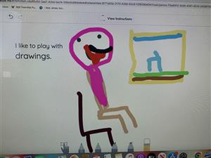 Seesaw drawing